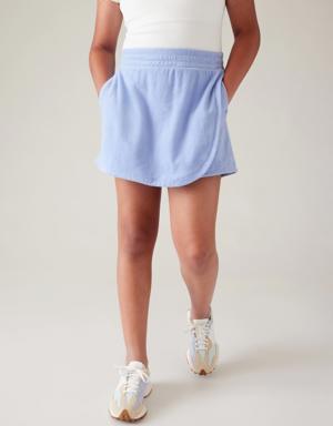 Athleta Girl Jump In Terry Skort blue