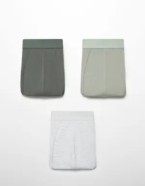 3-pack cotton boxers