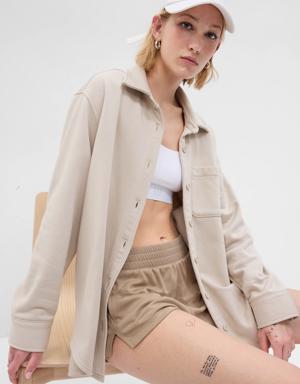 Gap Vintage Soft Shirt Jacket beige