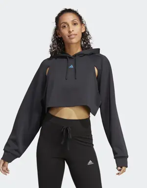 Adidas HIIT AEROREADY Crop Training Hoodie. 2 Adidas HIIT AEROREADY Crop Training Hoodie. 2