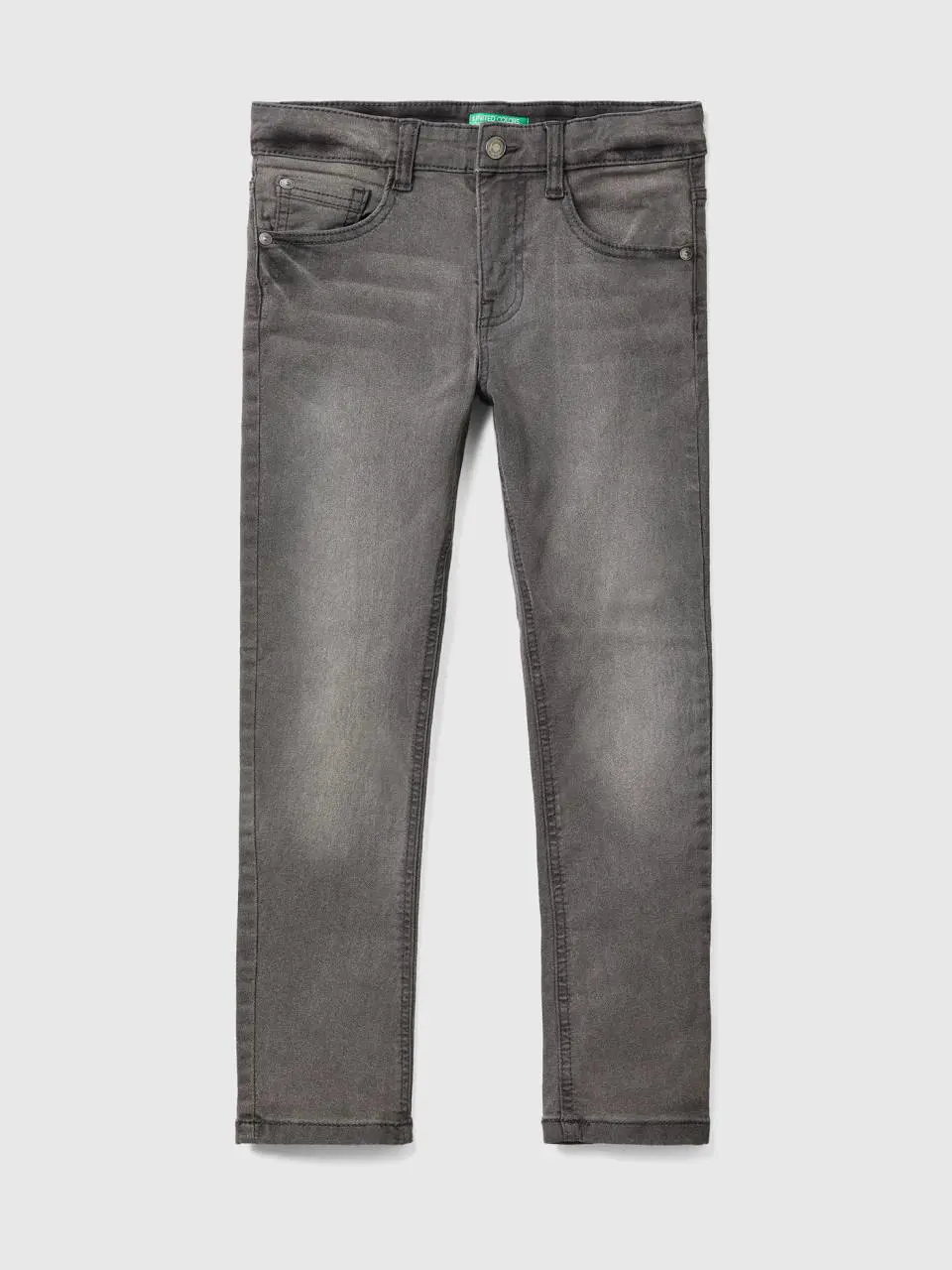 Benetton five-pocket skinny fit jeans. 1