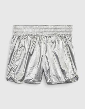 Kids Recycled Dolphin Shorts gray