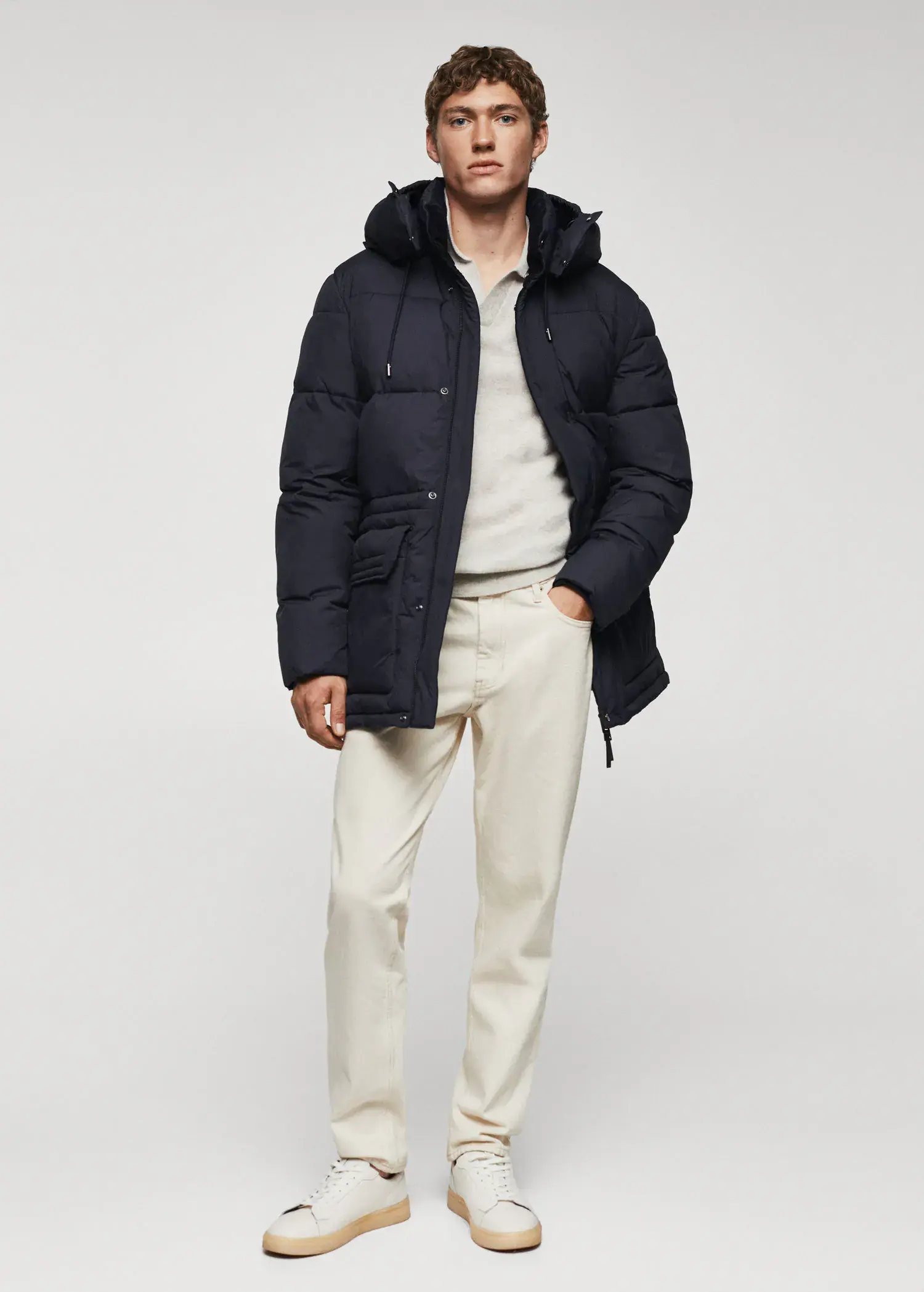 Mango Water-repellent quilted parka. 2