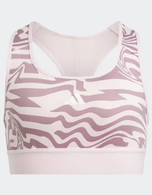 AEROREADY Powerreact Print Padded Sports Bra Kids