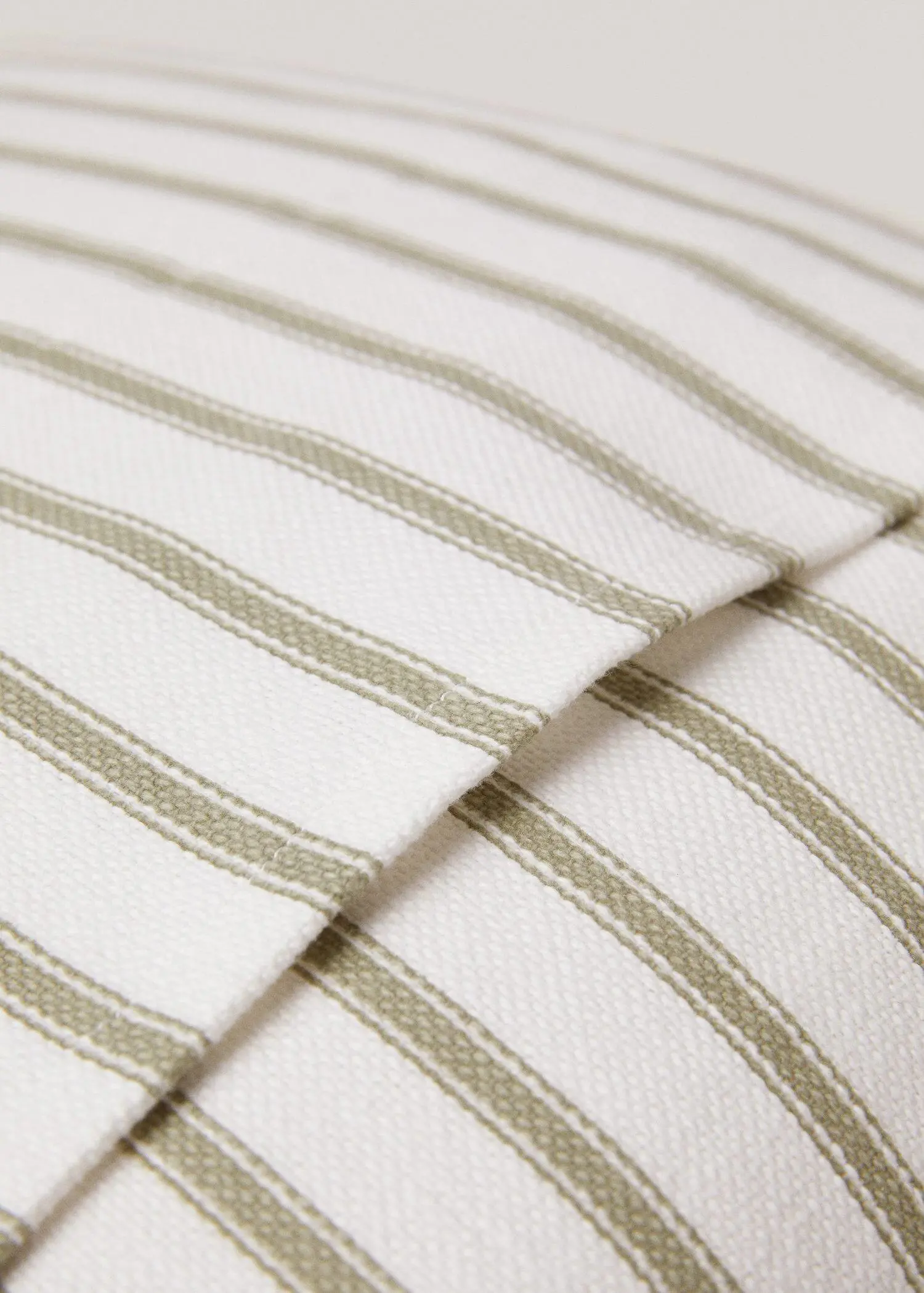 Mango Striped cotton cushion cover 45x45cm. 3