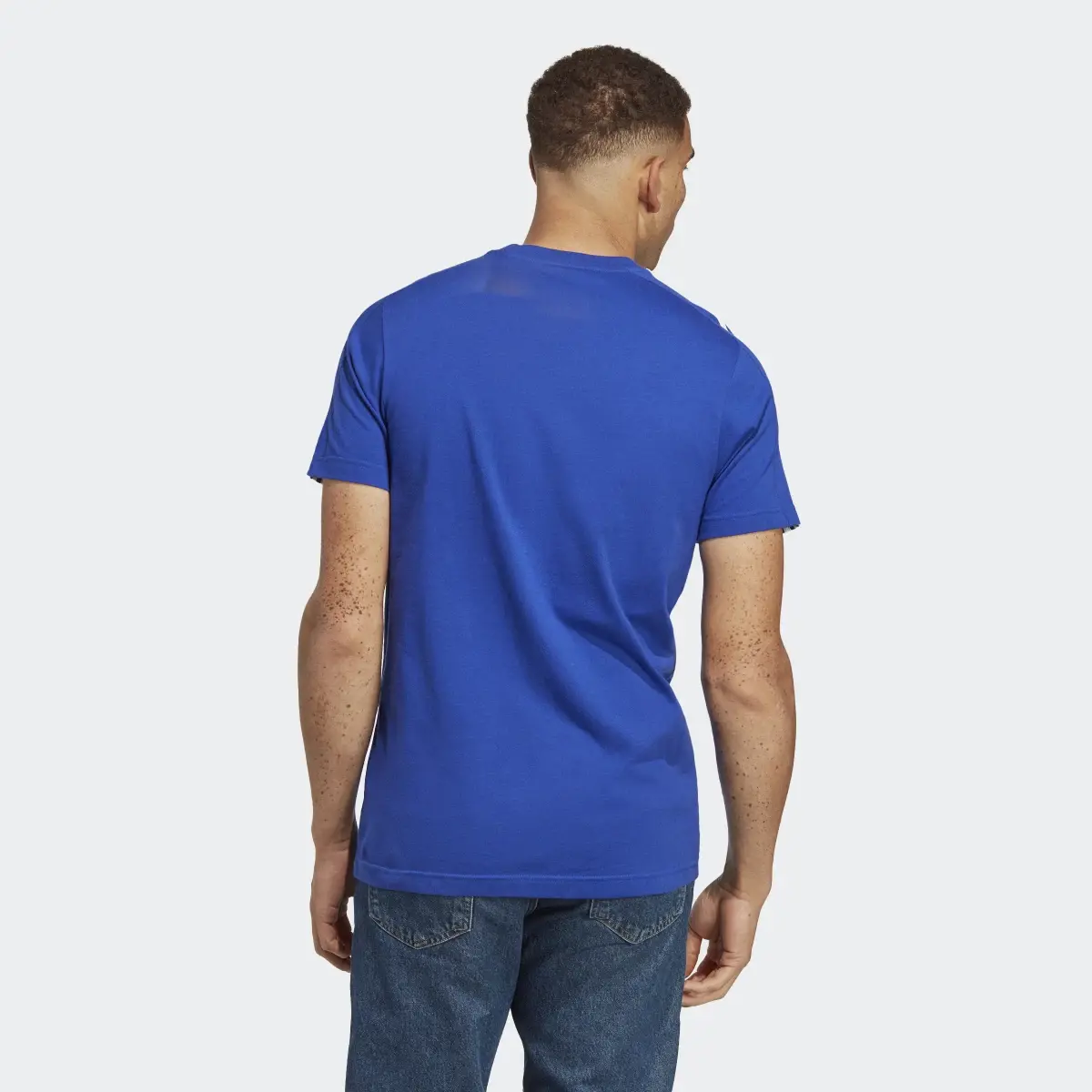 Adidas Essentials Single Jersey 3-Streifen T-Shirt. 3