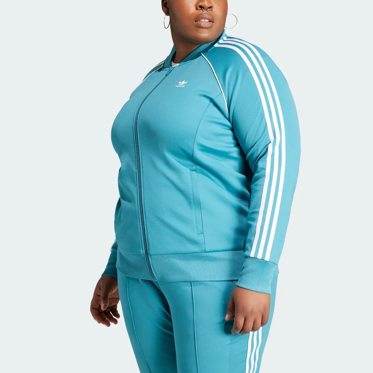 Adidas Adicolor Classics SST Track Jacket (Plus Size). 1