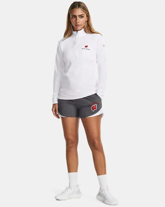 Under Armour Women's UA Play Up Collegiate Shorts. 3