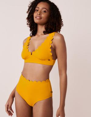 TEXTURED POPCORN Triangle Bikini Top
