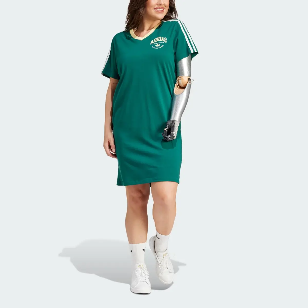 Adidas VRCT Graphic Tee Dress. 1