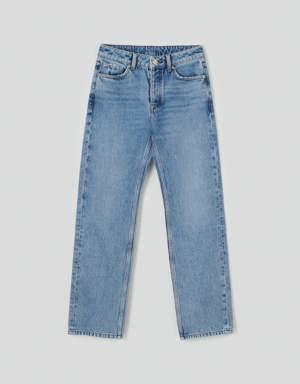 Straight crop jeans