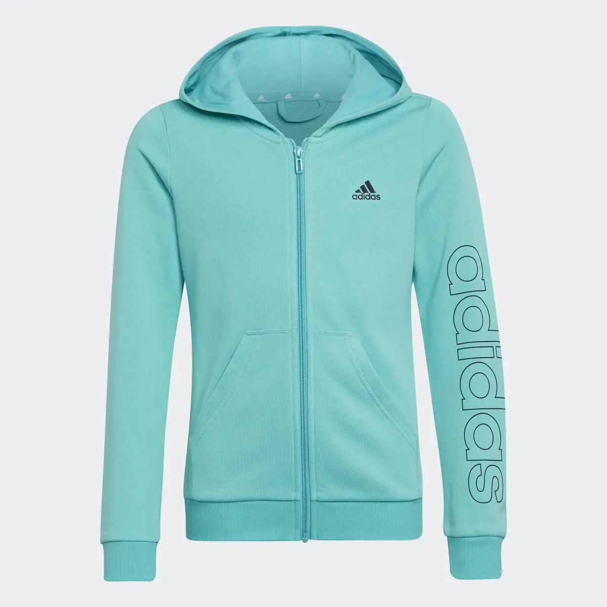 Adidas Essentials Full-Zip Hoodie. 1