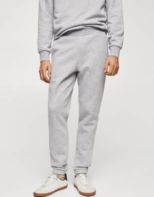 Sustainable cotton jogger trousers