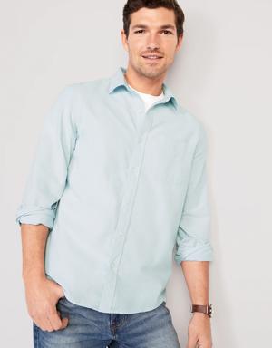 Old Navy Classic-Fit Non-Stretch Everyday Oxford Shirt for Men blue