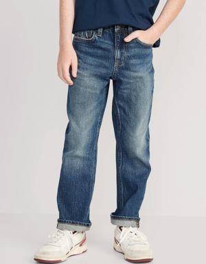 Built-In Flex Loose Straight Jeans for Boys blue