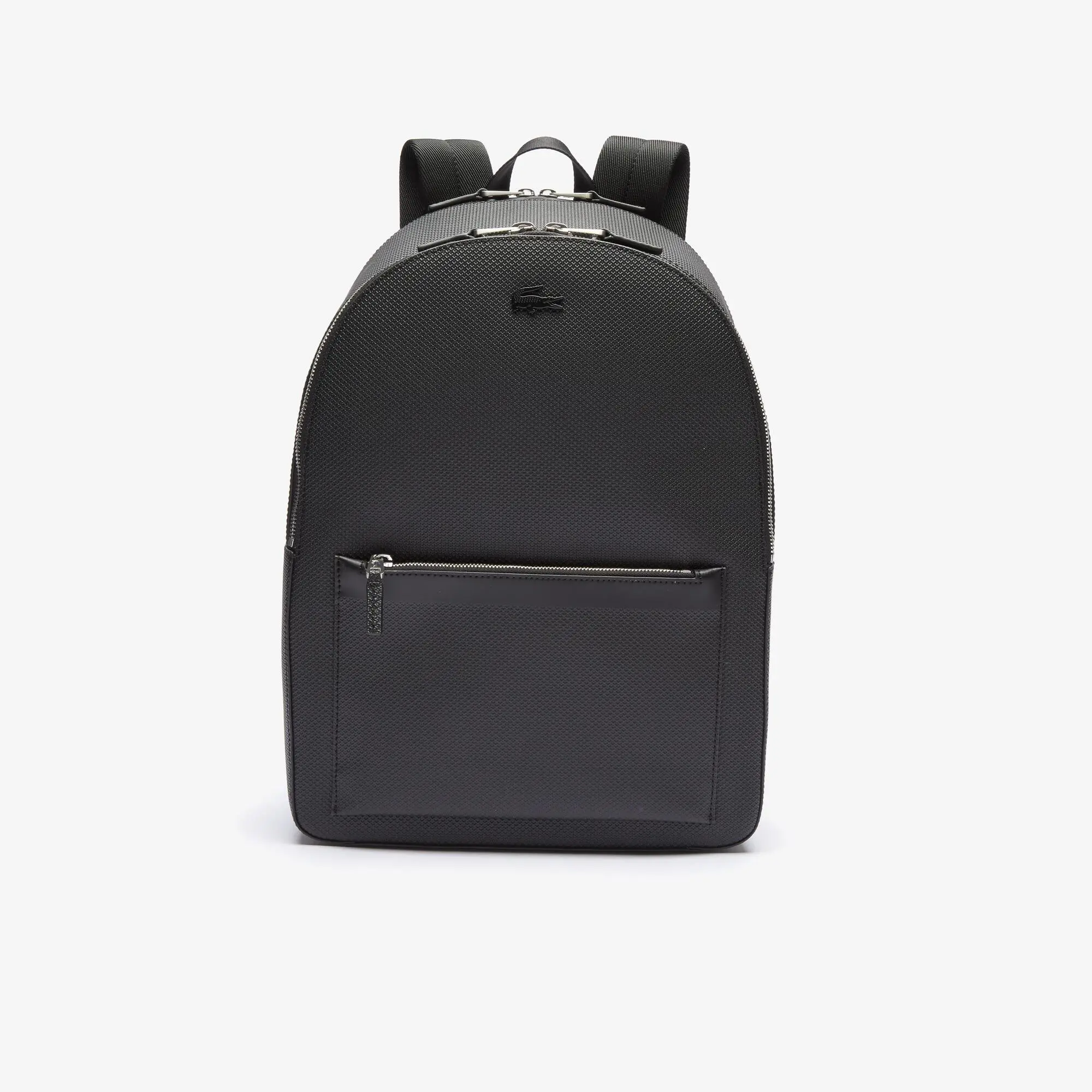 Lacoste Men's Chantaco Matte Stitched Leather Backpack. 2