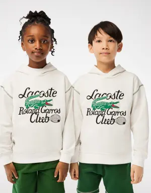 Lacoste Sudadera con capucha infantil Lacoste × Netflix en algodón ecológico