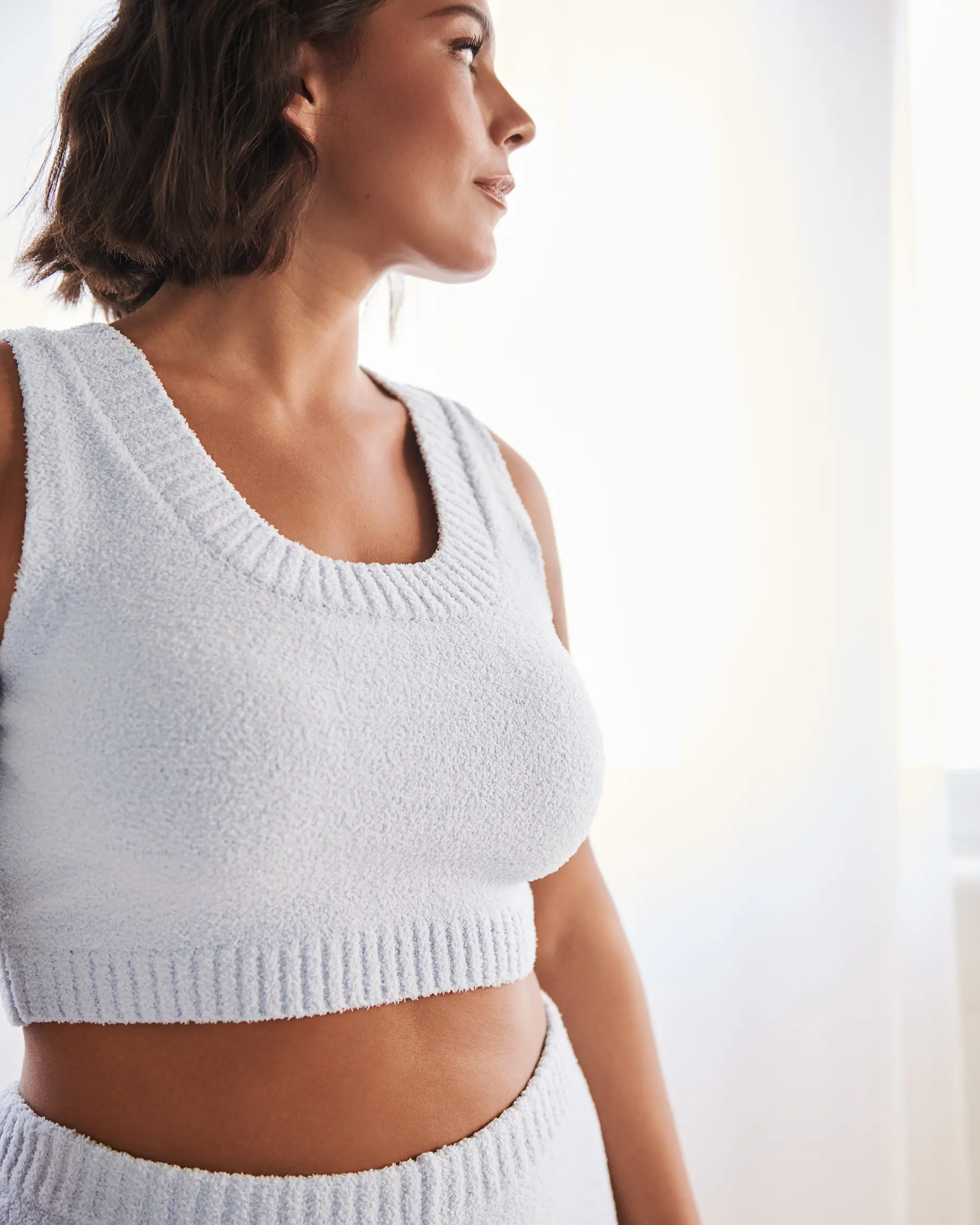 La Vie en Rose Chenille Crop Cami. 1