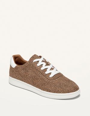 Soft-Brushed Faux-Suede Sneakers For Women multi