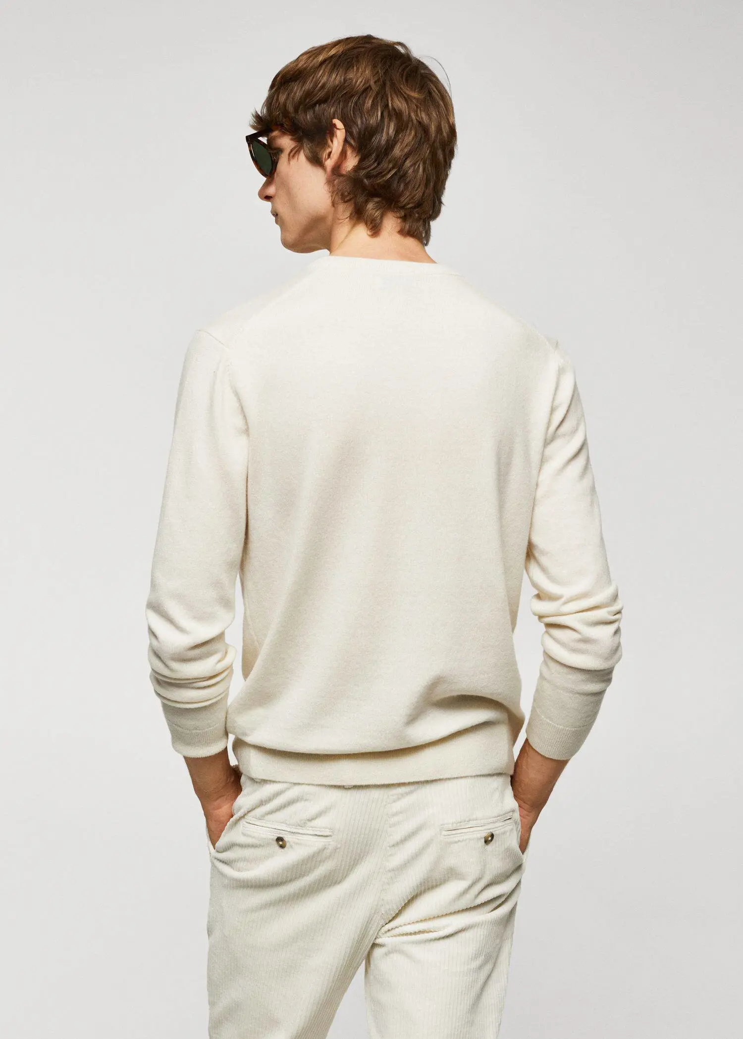 Mango Fine-knit wool-blend sweater. 3