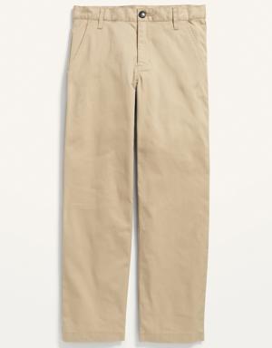 Straight Built-In Flex Uniform Tech Pants For Boys beige