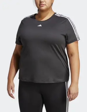 Adidas AEROREADY Train Essentials 3-Stripes T-Shirt (Plus Size)