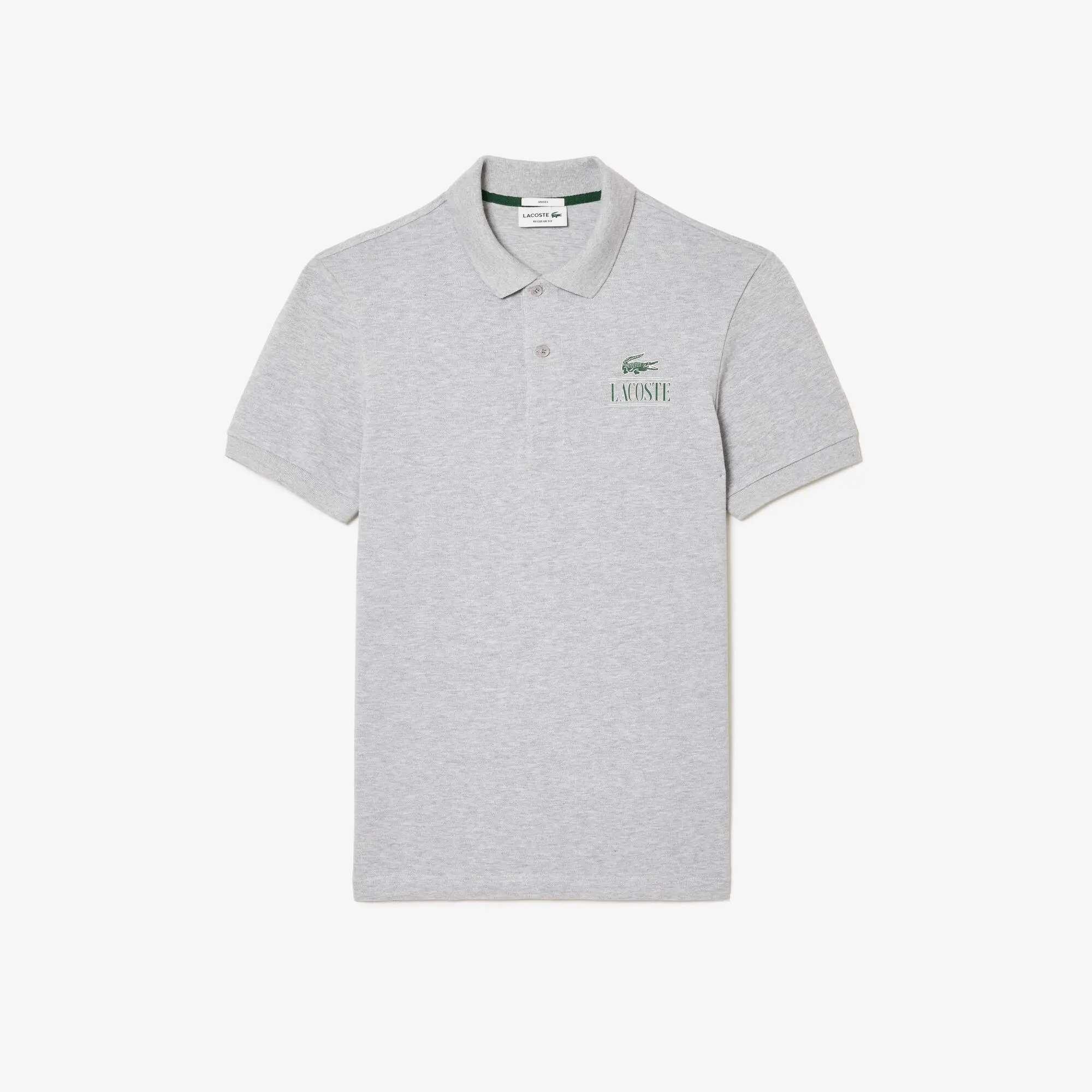 Lacoste Polohemd mit LACOSTE-Signatur-Aufdruck. 2 Lacoste Polohemd mit LACOSTE-Signatur-Aufdruck. 2