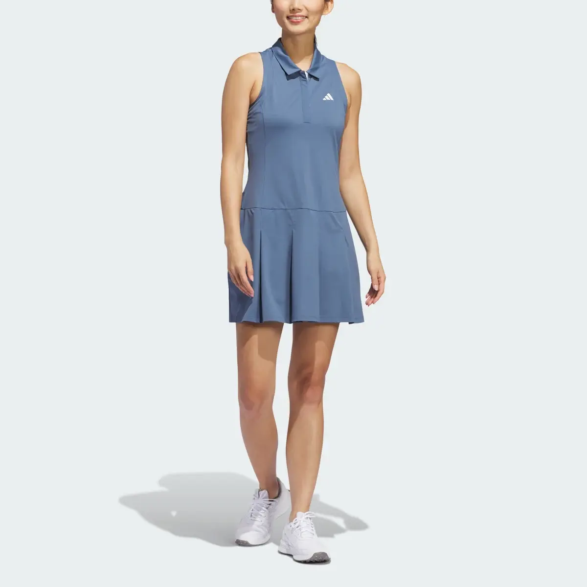 Adidas Women's Ultimate365 Tour Pleated Dress. 1
