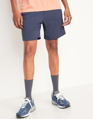 Go-Dry Mesh Performance Shorts -- 7-inch inseam blue