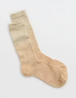 American Eagle Metallic Ombre Crew Socks. 1