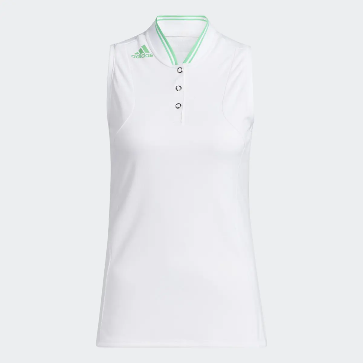 Adidas Sport Performance Primegreen HEAT.RDY Sleeveless Polo Shirt. 1