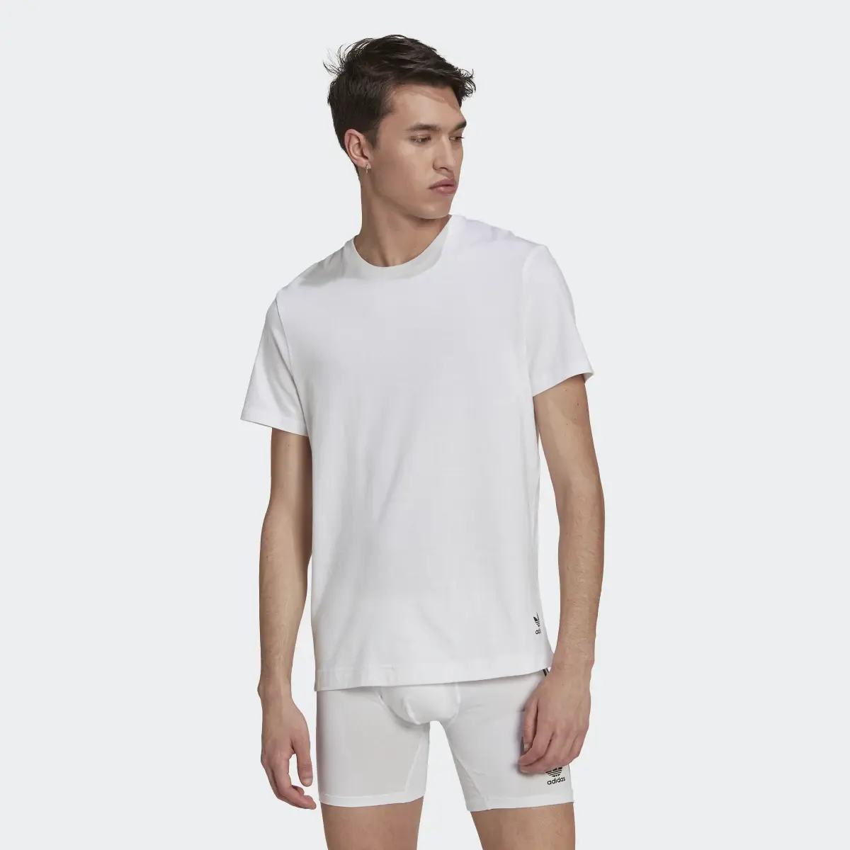 Adidas Comfort Core Cotton Crewneck T-Shirt Underwear. 2