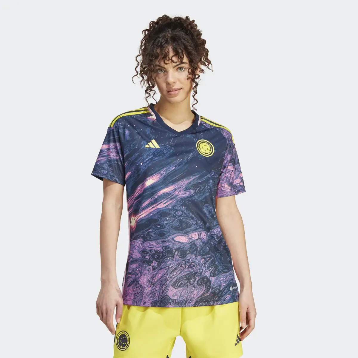 Adidas Colombia Women's Team 23 Away Jersey. 1