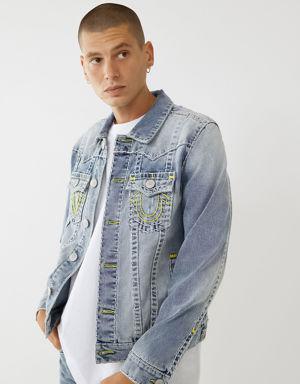 JIMMY SUPER T STITCH DENIM JACKET