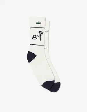 Unisex Golf Lettering Socks