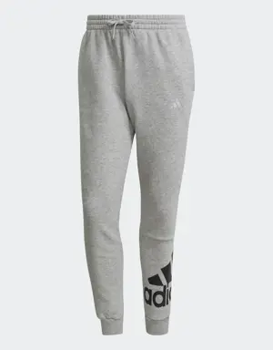 Adidas Essentials Fleece Tapered Cuff Logo Pants