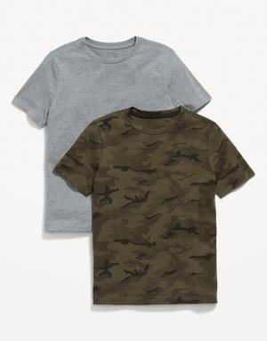 Softest Crew-Neck T-Shirt 2-Pack for Boys green