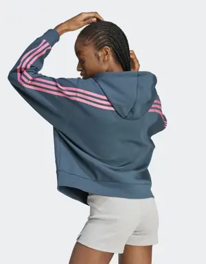 Adidas Felpa con cappuccio Future Icons 3-Stripes Full-Zip. 3 Adidas Felpa con cappuccio Future Icons 3-Stripes Full-Zip. 3