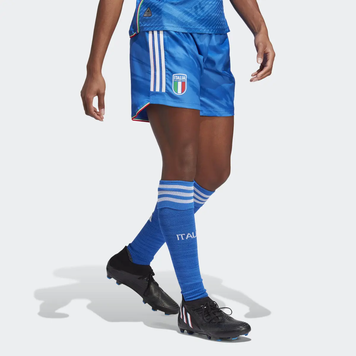 Adidas Italy Women's Team 23 Home Authentic Shorts. 1