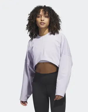 Yoga Studio Crop Sweatshirt