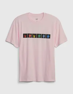 &#215 Andy Warhol Pride Graphic T-Shirt pink