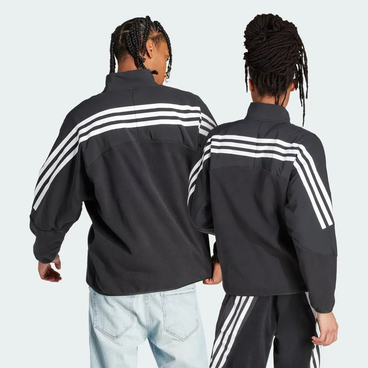 Adidas Future Icons 3-Streifen 1/4-Zip Sweatshirt. 2