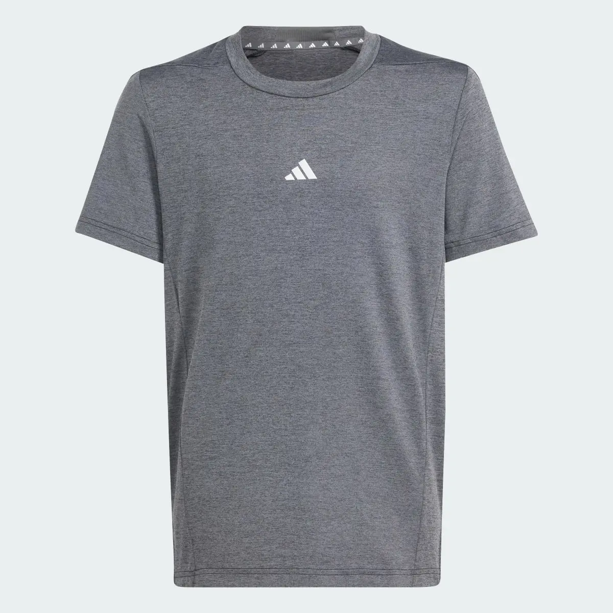 Adidas Training AEROREADY Heather Kids T-Shirt. 1