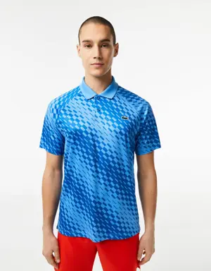 Lacoste Herren-Poloshirt bedruckt LACOSTE TENNIS x Novak Djokovic Fan version