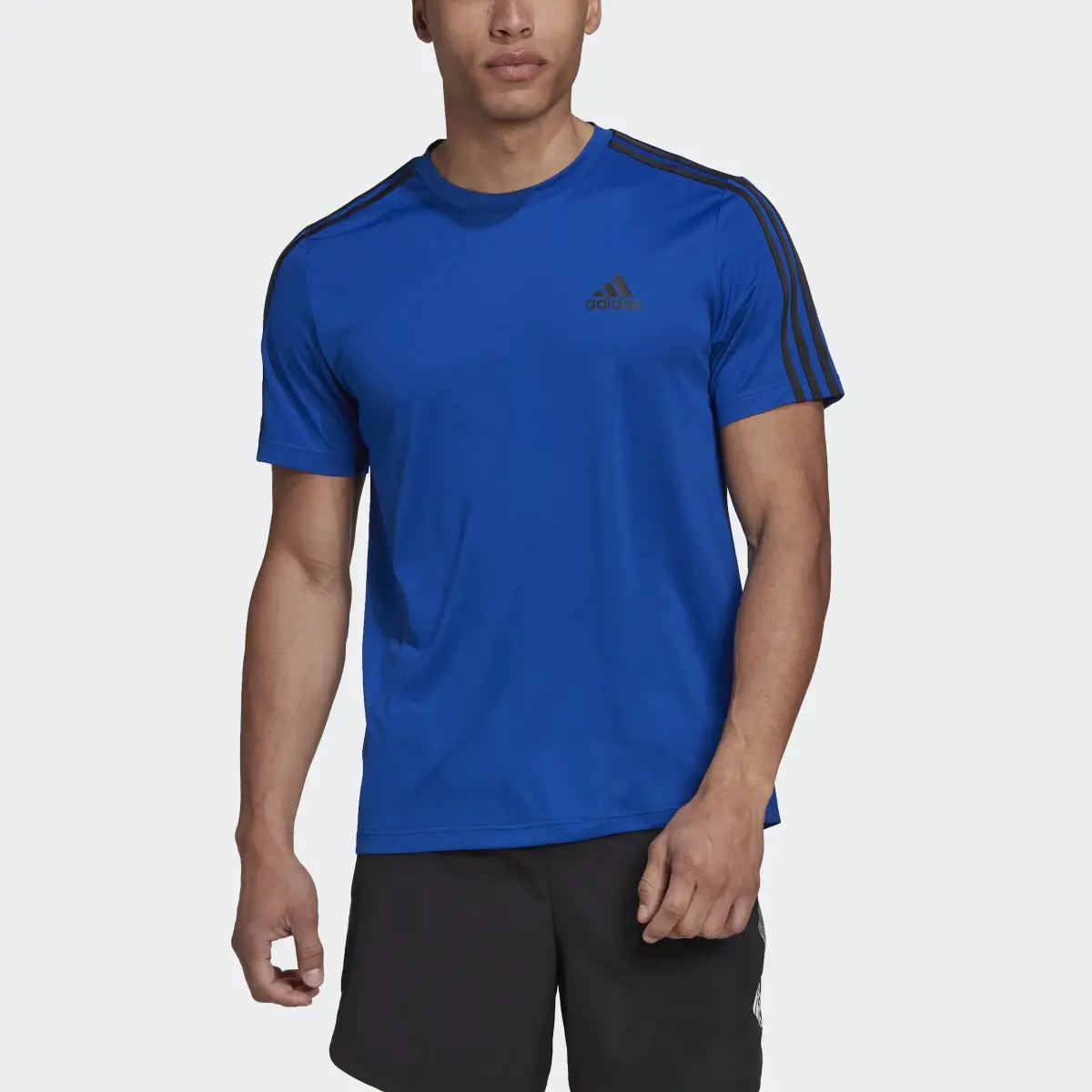 Adidas AEROREADY Designed To Move Sport 3-Stripes Tee. 1