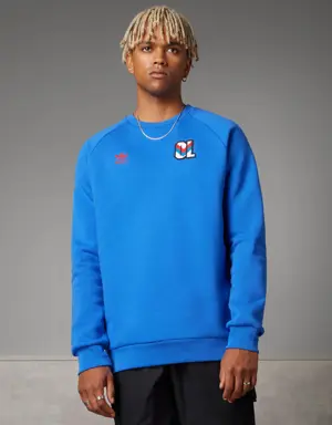 Olympique Lyonnais Essentials Trefoil Crew Sweatshirt