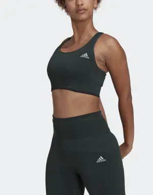 Adidas Running Medium-Support Seamless Merino Wool Bra