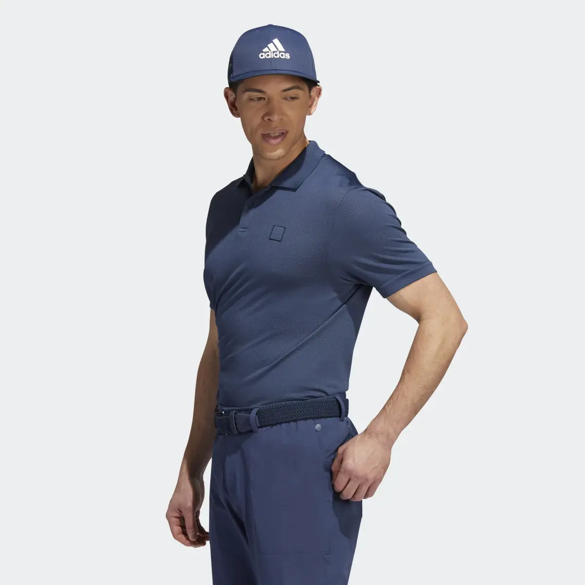 Adidas Go-To Seamless Golf Polo Shirt. 3