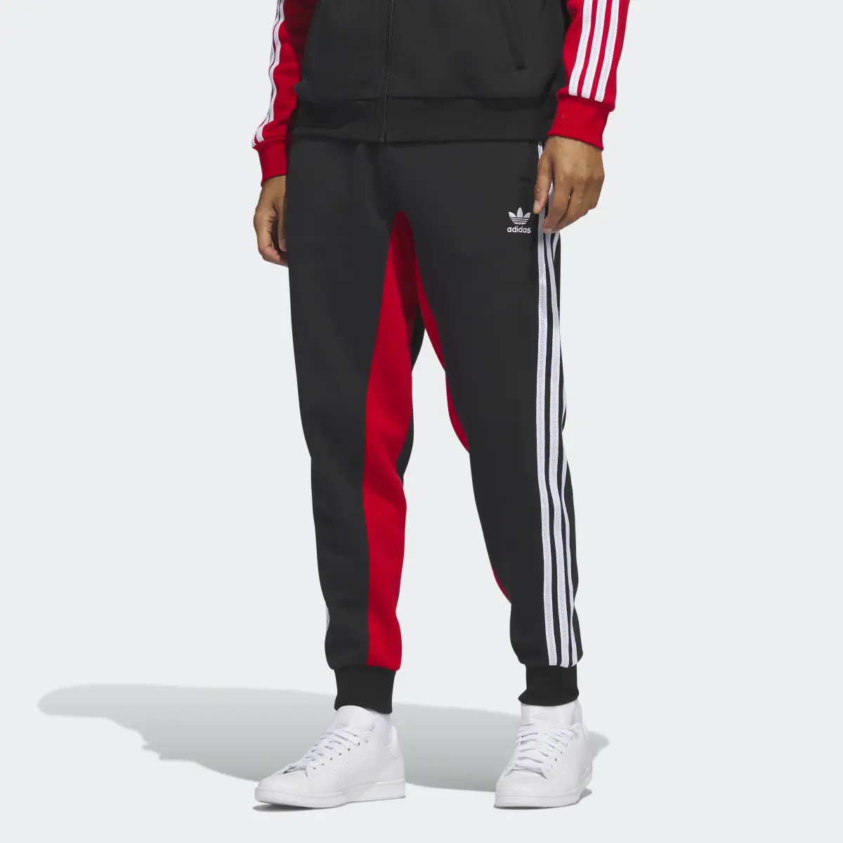 Adidas SST Fleece Track Pants. 1