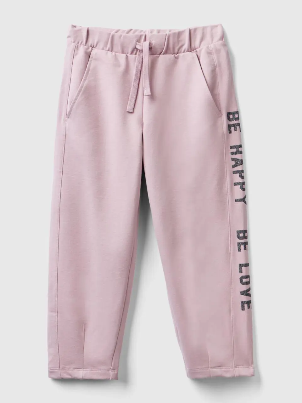 Benetton joggers with glitter print. 1